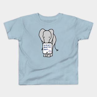 Big Elephant with Joe Biden First Debate Quote Kids T-Shirt